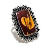 Mookaite Gemstone Handmade 925 Sterling Silver Jewelry Ring Size 8 SU-10533