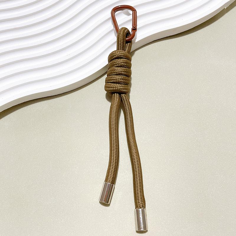 Нейлоновый брелок из плетеной вручную веревки, Y2K мода, подвеска для сумки, украшение, сделай сам, красочная подвеска, подарок