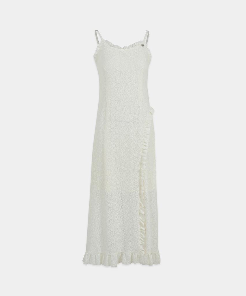 Micene Anastasia Lace Ruffle Dress