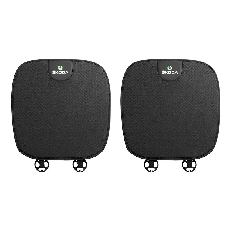 BATZ9 Car Seat Cushion Ice Silk Breathable Protector Cover Pad For Skoda Octavia Superb Rapid Kodiaq Karoq Fabia Kamiq Enyaq RS Scala