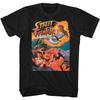 Street Fighter Game Pattern Printed T-Shirt Men's Fashion Casual Wear Short Sleeve Loose Comfortable T-Shirt Daily Men Clothing