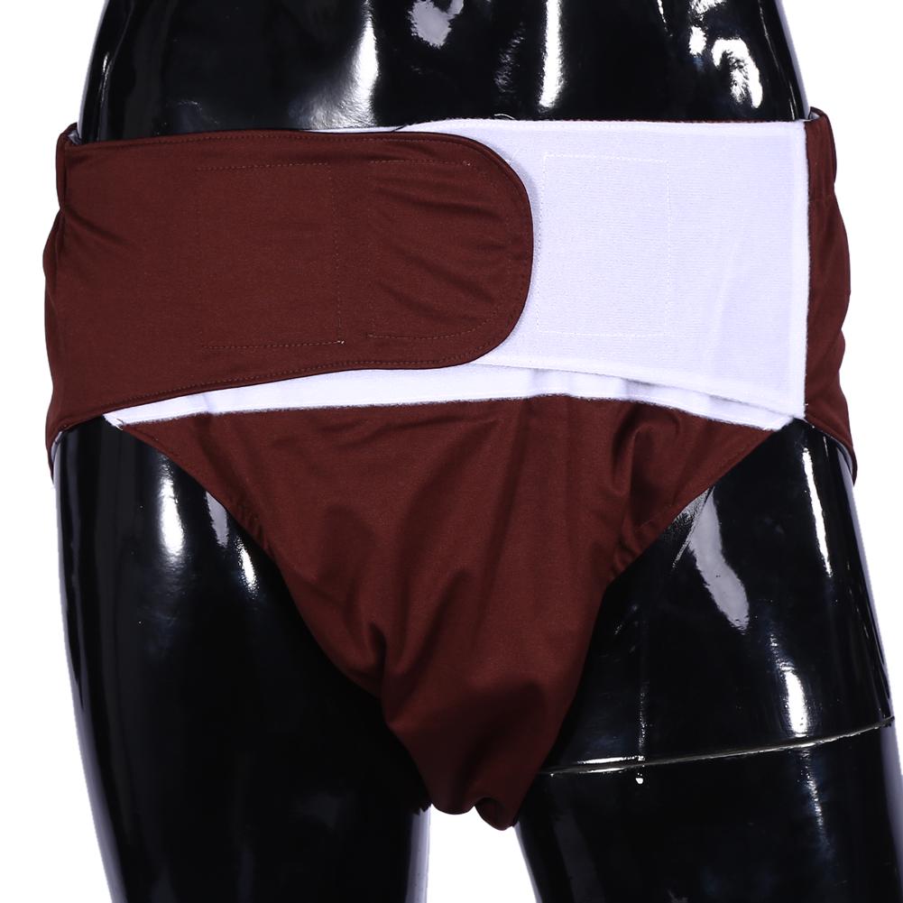 Новые washable adjustable adult incontinent care cloth diaper breathable nappy pants(Серый)