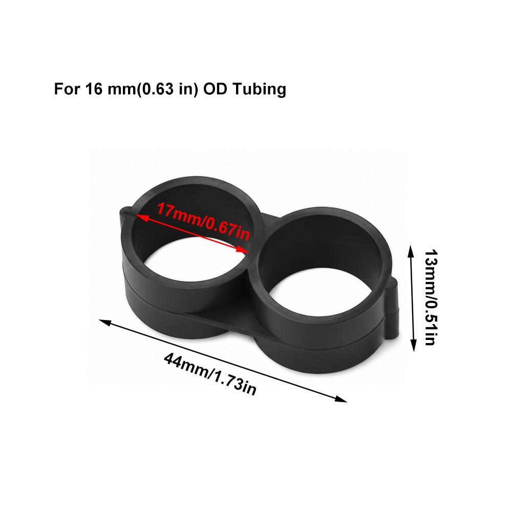 100Pcs Plastic Drip Irrigation End Cap Plugs Black Drip Irrigation End Fitting Garden Irrigation
