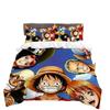 One Piece Luffy Duvet Cover Pillow Case Home Duvet Cover Set, Anime Boy Bedding Set 2/3pcs Bedroom Decoration, Boy Gift