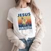 Jesus The Ultimate Deadlifter T Shirts Religious Faith Gym Tshirt Funny Gym T-Shirt Gift for Gym Buddy Short Sleeve Vintage Tees