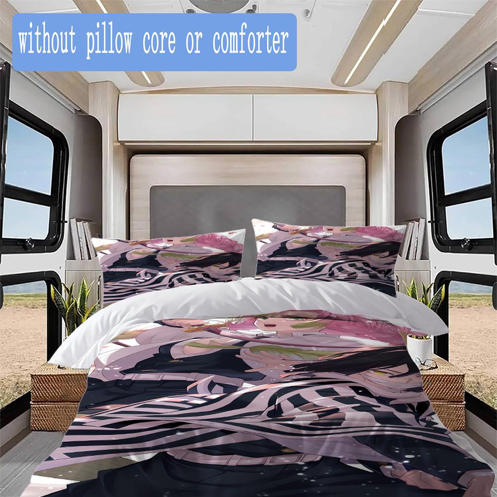 Ghost Hunter Pattern Bedding,Quilt Set Quilt Cover Pillowcase Home Birthday Gift (1*duvet cover+2*pillowcase,without core)SSJT0917402