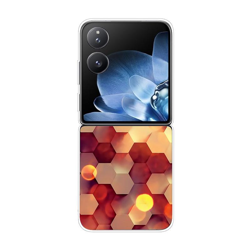 Твердая ПК-накладка для Xiaomi Mix Flip Противоударный чехол для телефона для Mi Mix Flip 5G Ультратонкая задняя прозрачная накладка MixFlip Чехол Coque Funda