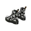 Доктор. Martens Jadon Series Кожаные ботильоны в горошек Унисекс ботинки Черный 26882009