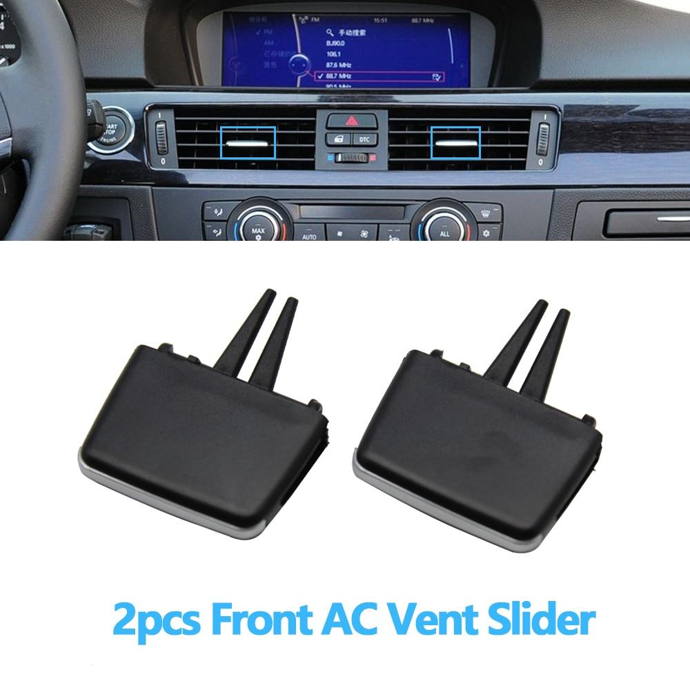E90 аксессуары для салона автомобиля передняя решетка кондиционера переменного тока, слайдер, зажимы, ремонтный комплект, кнопка переменного тока для BMW 3 серии E90 E91 E92 E93