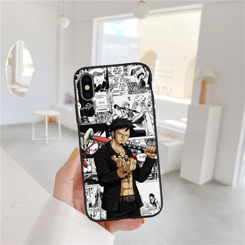 FM38 Чехол-накладка из мягкого материала One Piece Law для Redmi Note 10 11 12 Pro Max 10S 10C 10T 11A 11S 12S 12C