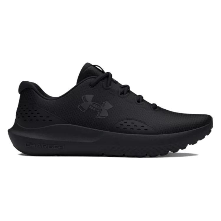 Under Armour Износостойкие Низкие Беговые Кроссовки Женские Черные 3027007-002