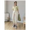 2026 Women's Thin Cotton-Linen Pants, High-Waisted, Loose-Fit, Cuffed, Nine-Quarter Length, Casual Harem Pants