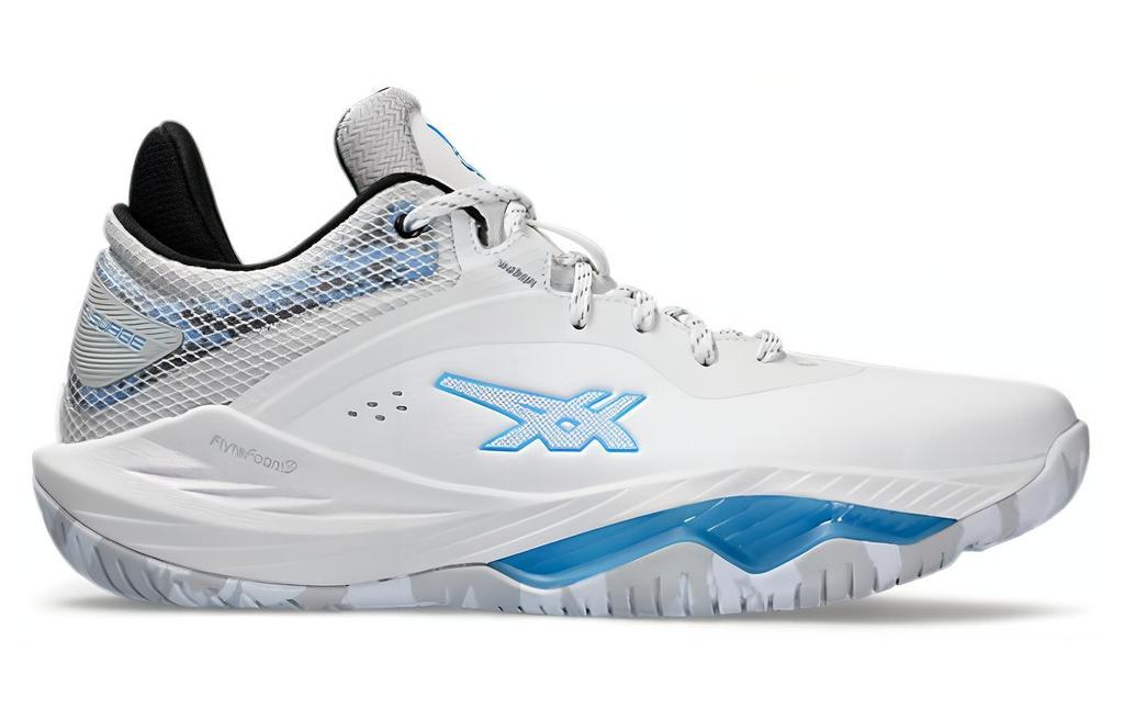 Asics Баскетбольные кроссовки Nova Surge 2 Low, износостойкие, низкие, мужские, сине-белые 1061A043-102