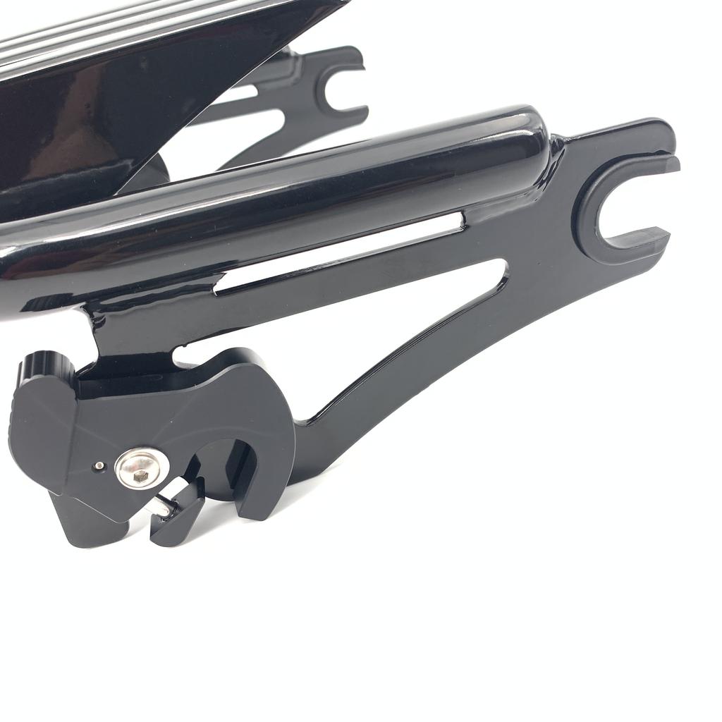 Черный багажник Stealth для Harley Electra Street Glide Road King FLHX FLHT 2009-22
