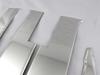 BRIGHTZ Finish Stainless Steel Pillar Panels with Visor Attachment for Spacia MK53S Compatible with MK and 53 Spacias Ultra-Mirror (6-Piece Set)