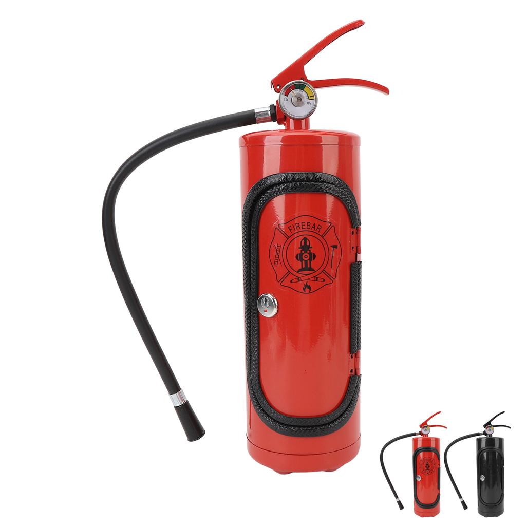 Огнетушитель Держатель для вина Уникальный декоративный железный огнетушитель в форме коробки для хранения вина Маленький