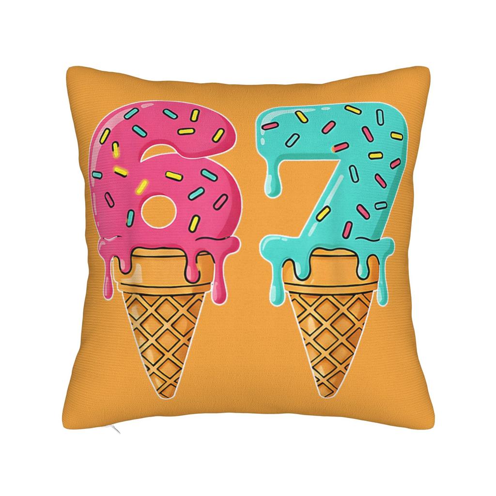 6 7 Рождество 67 Санта Наволочка Мягкая Наволочка для Подушки Кавайная Наволочка Для Стула Дивана Домашний Декор