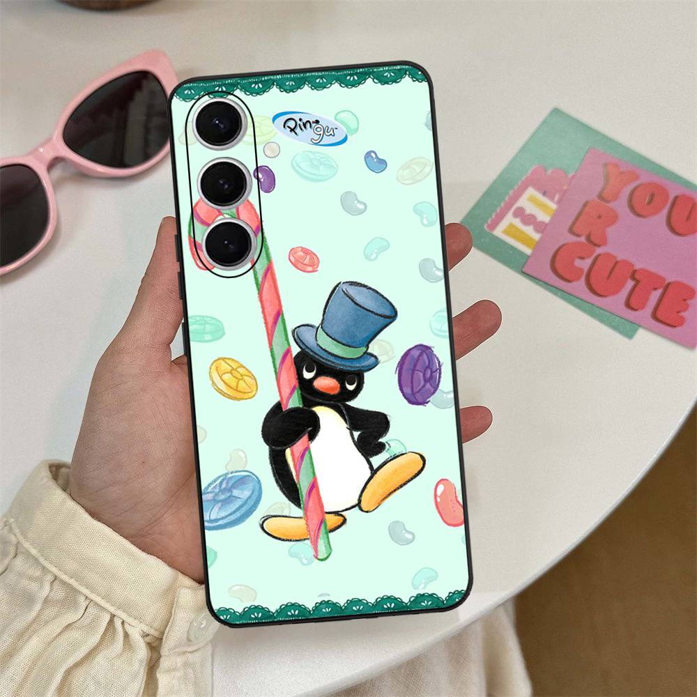 Смешной Мультяшный Чехол P-Пингвин для Телефона Samsung S 24 Fe 25 Ultra Plus 20 Lite 21 30 22 23 24 22 Ultra 5G Fundas
