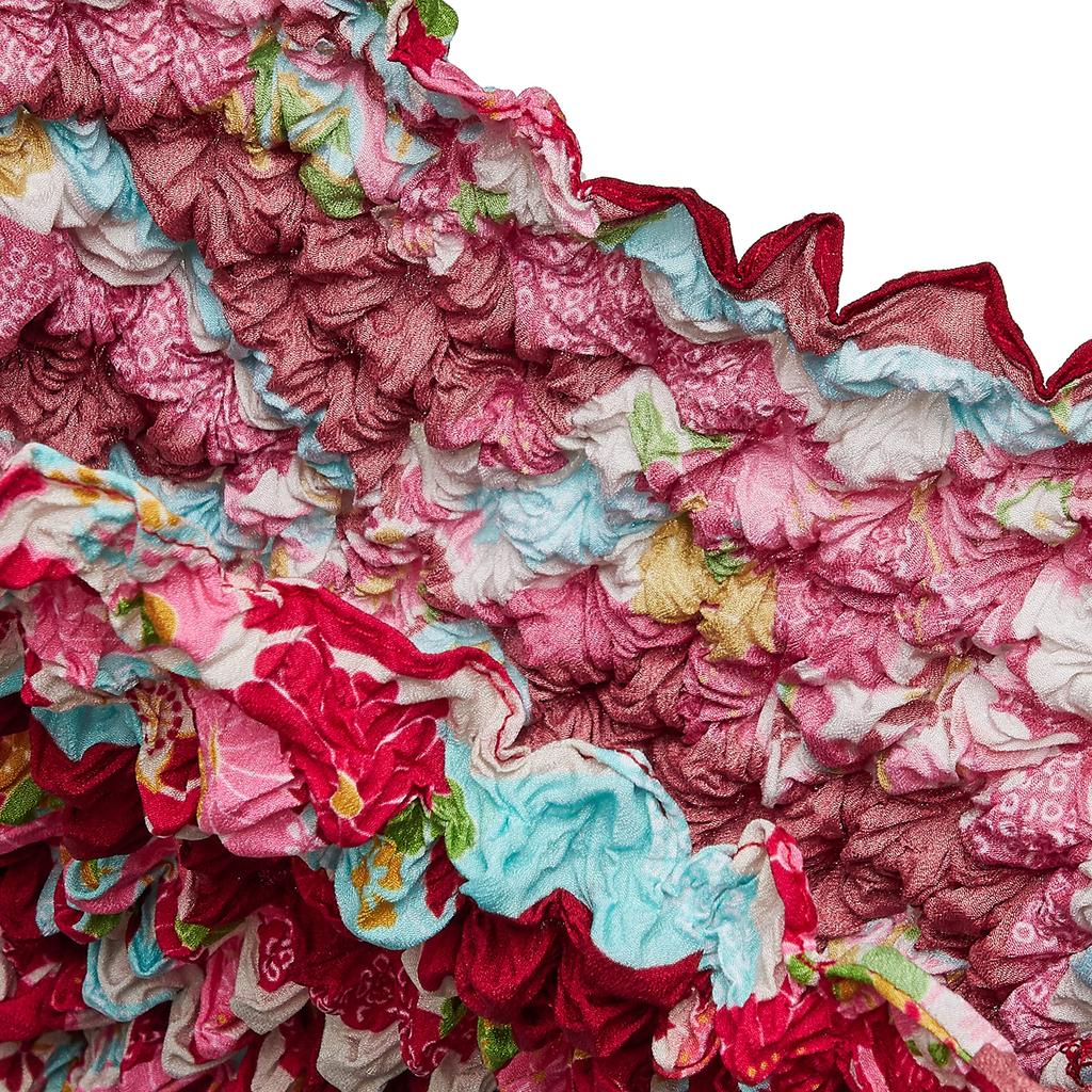 Сумка Андо Шибори HAM-18 Сумка Миура-шибори Кимоно 4Красный 450x400мм (Ручка 150 мм)