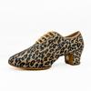Fashion New Material Dance Shoe Three-dimensional Leopard Print Adult Women Indoor Soft-soled Latin Dance Teacher Dancing Shoes