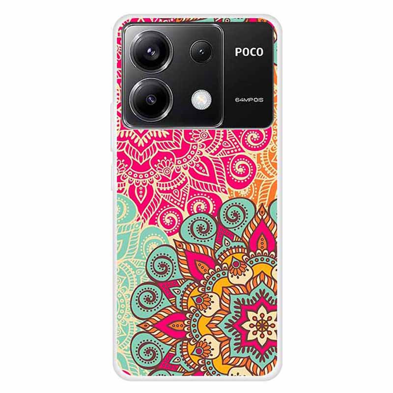 Чехол для Xiaomi Redmi Note 13 Pro 5G/Poco X6 5G с печатью узора, тонкий чехол для телефона из ТПУ
