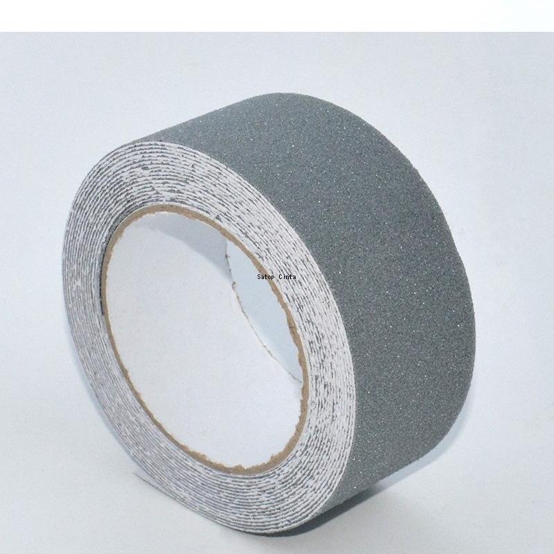 Anti Slip Warning Tapes 2Inch*16FT Heavy Duty Grey Grip Non-Slip Tape High Traction Non-Skid Strips For Stairs Tread Skateboard