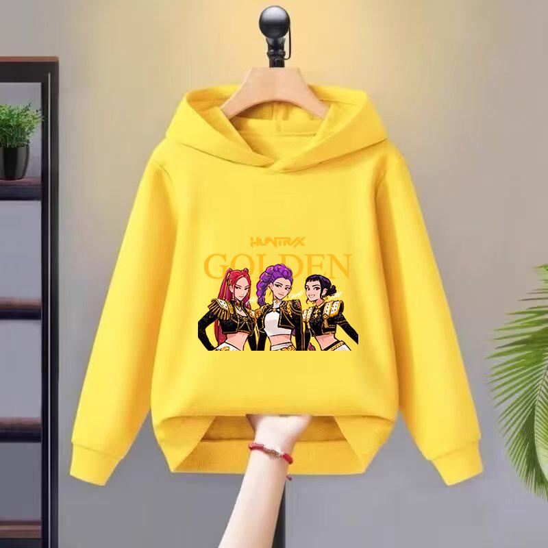 Худи Толстовки Девочки Стильная Толстовка с Мультяшным Принтом Повседневная Удобная Худи Свободного Кроя