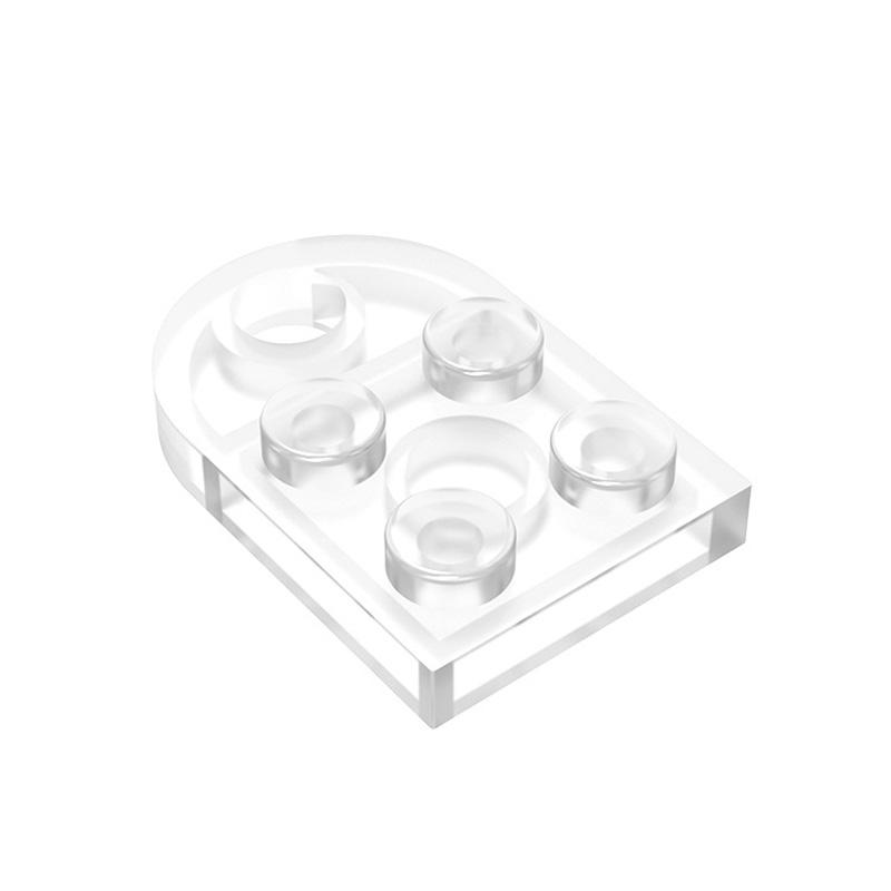 Нетоксичные Moc 10 шт. 3176 Модифицированные 2x3 с отверстием Строительные блоки Пластина-сердечко Кирпичики Частицы Головоломки Игрушки Детский День Святого Валентина Подарки для детей