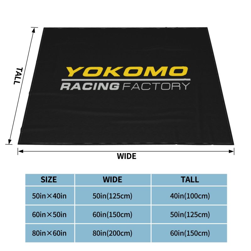Yokomo Racing Factory Теплый плед-покрывало из микрофибры, специальный плед для дивана, для кемпинга
