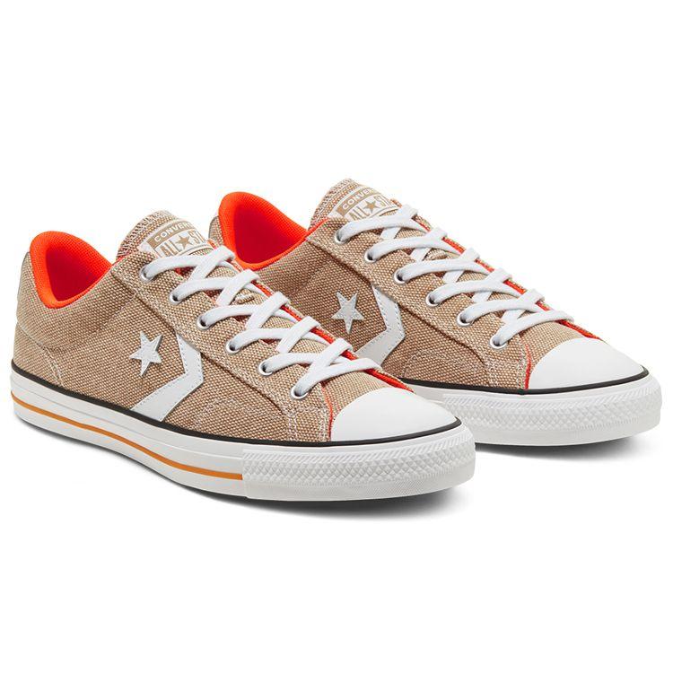 Converse Twisted Vacation Star Player Низкие Ретро Универсальные Низкие Холщовые Кеды Унисекс Кеды Хаки 167670C