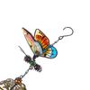 Metal 3D Butterfly Pendant Vintage Painted Hanging Decoration Craft Wind Chime  Scenic Spot
