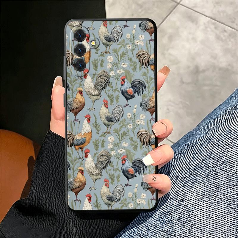 Мягкий чехол для телефона Курица Курица Петух для Samsung A17 A37 A57 A16 A26 A36 A56 A15 A25 A35 A55 A14 A24 A34 A54 A13 A23 A33 A53 A52