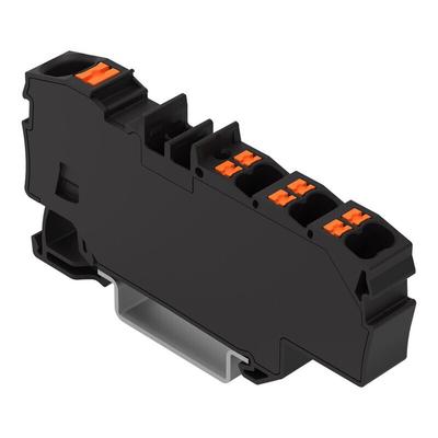 Branch Terminal, with Pushbuttons, 1 X 6 Mm2 / 6 X 1.5 Mm2, with Integrated