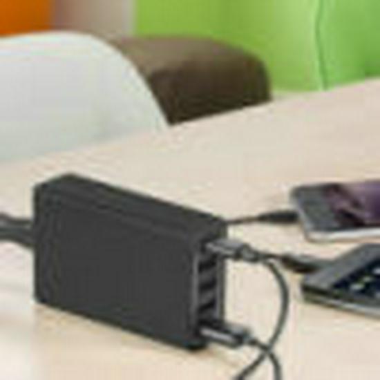 Многопортовое USB-зарядное устройство для Apple, Huawei, Xiaomi