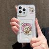 Чехол-кармашек из силикона для карт для Xiaomi Redmi Note 12 13 Reno 12F 13F 14F Samsung S23 S24 S25 Infinix Note 30 Прозрачный бампер для телефона