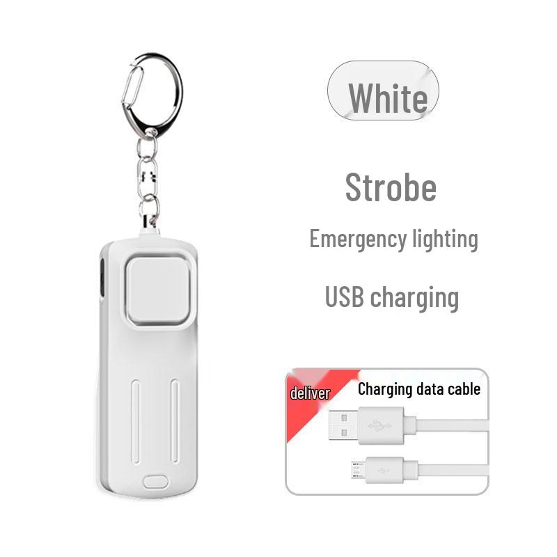 Светодиодная перезаряжаемая персональная уличная сигнализация с ночным предупреждающим светом для самозащиты ребенка