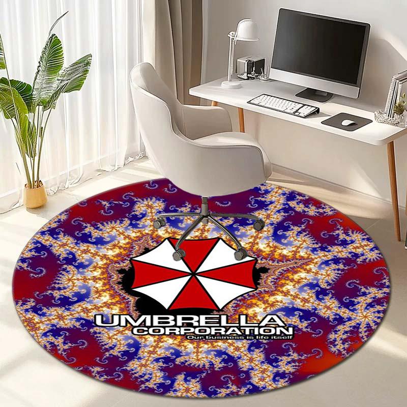 The sci-fi movie Resident Evil Umbrella Corporation carpet is a soft, home-style, bedroom, door mat decoration, and anti-slip carpet E3