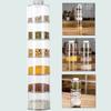 6pcs Transparent Stackable Seasoning Bottle Airtight Seal Spice Storage Bottle  Kitchen Accessories