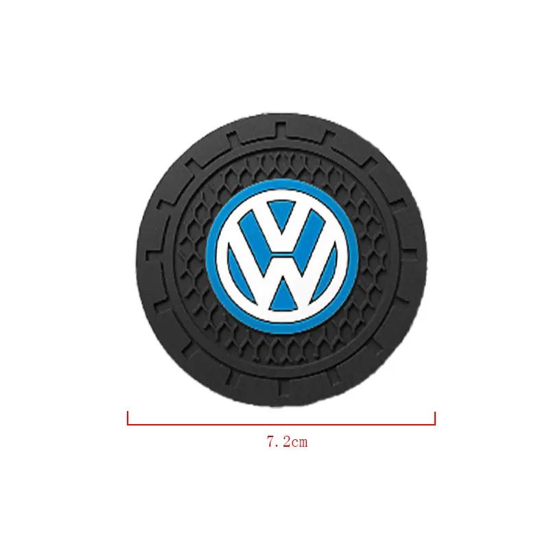 Car Non-Slip Water Cup Coaster Waterproof Bottle Holder Car interior Accessories For Volkswagen Golf GTI MK1 MK2 MK3 MK4 MK5 MK6 MK7 MK8