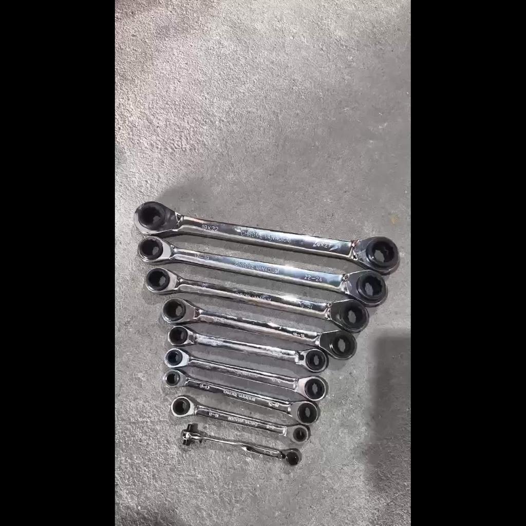 1 Лучший 4 72-зубцовый регулируемый храповый ключ с четырьмя вариантами использования, Быстрый ключ, кованый из CR-V, водонепроницаемый, устойчивый к ржавчине, из хром-ванадиевой стали, подходит для электрических работ