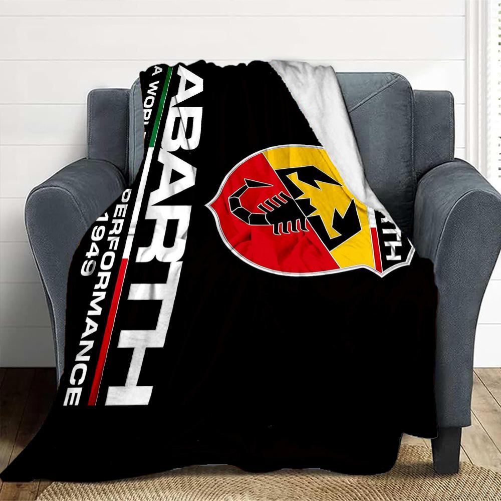 Abarth Performance Flannel Blanket Throw Blanket Soft Warm Sofa Bed Camping Car home Decor Unique Christmas Gift C9302728