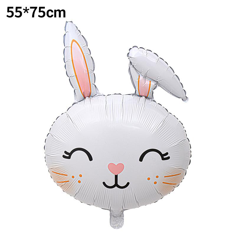 Aluminum Film Balloon Easter Egg Rabbit Chick Modeling Easter Party Decoration Arrangement Special-Shaped Balloon