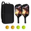Glass Fiber Pickleball Bat Set Pickleball Outdoor Sports Honeycomb Plate Pickleball Bat