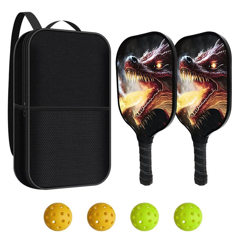 Glass Fiber Pickleball Bat Set Pickleball Outdoor Sports Honeycomb Plate Pickleball Bat