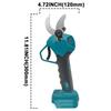 PATUOPRO 40mm Brushless Cordless Electric Scissor Pruner Pruning Shear Cutting Power Tool For Makita 18V Battery(No Battery)