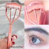 Popular Pink Eyelash Curler with Comb for Beginners - Portable Partial Eyelash Tool