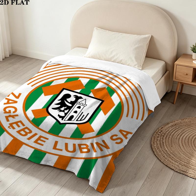 Zagbie Lubin Print Flannel Blanket, High quality Comfortable for All Seasons, Home Decor, Warmth and Comfort, Perfect for Christmas Gifts