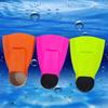 1 Pair Silicone Diving Fins Swimming Training Fins Professional Snorkeling Flippers Short Blade Flippers Leg Strength Building Adults