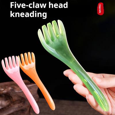 Инструмент для массажа акупунктурных точек, 5 шт., меридианная расческа, декомпрессионный инструмент, улучшенная циркуляция крови, косметический уход для расслабления кожи головы, аксессуары для массажа