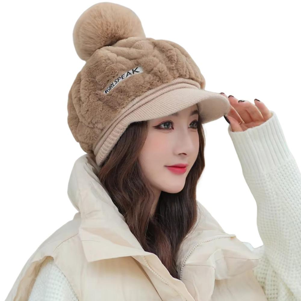 Thickened Winter Cap Windproof Ear Protection Hat New Beanies Bonnet  Women